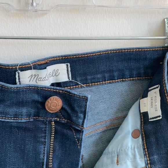 Madewell 9in high rise skinny jeans - Picture 5 of 6